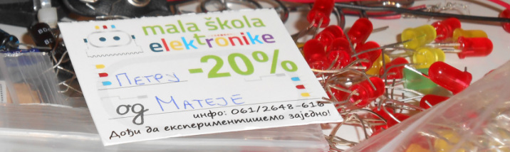 Kuponi za popust Male škole elektronike i robotike
